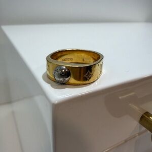 Louis Vuitton Monogram Gold Ring